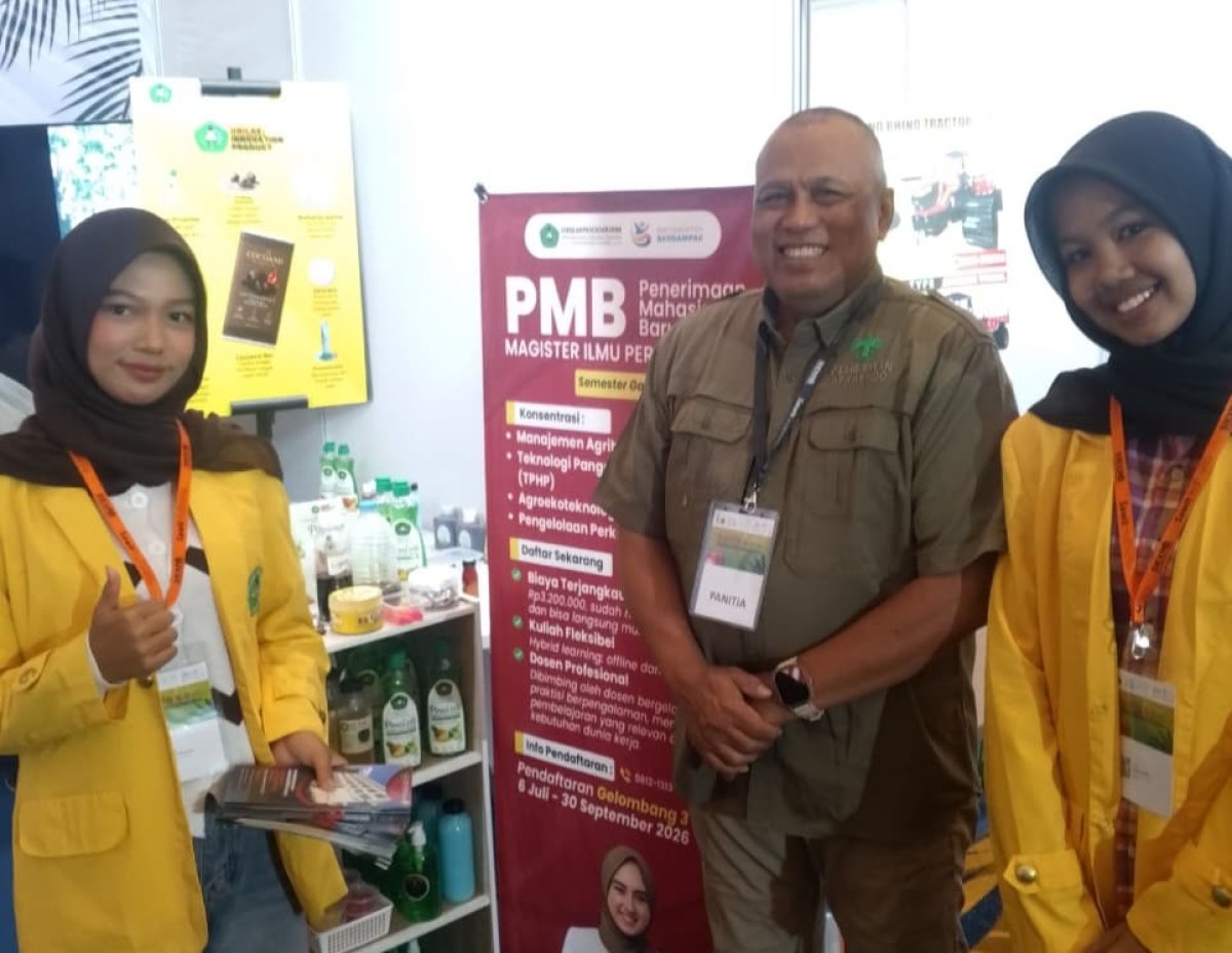 Jaring Calon Mahasiswa, Faperta Gandeng Pascasarjana Ramaikan Sawit Indonesia Expo 2026