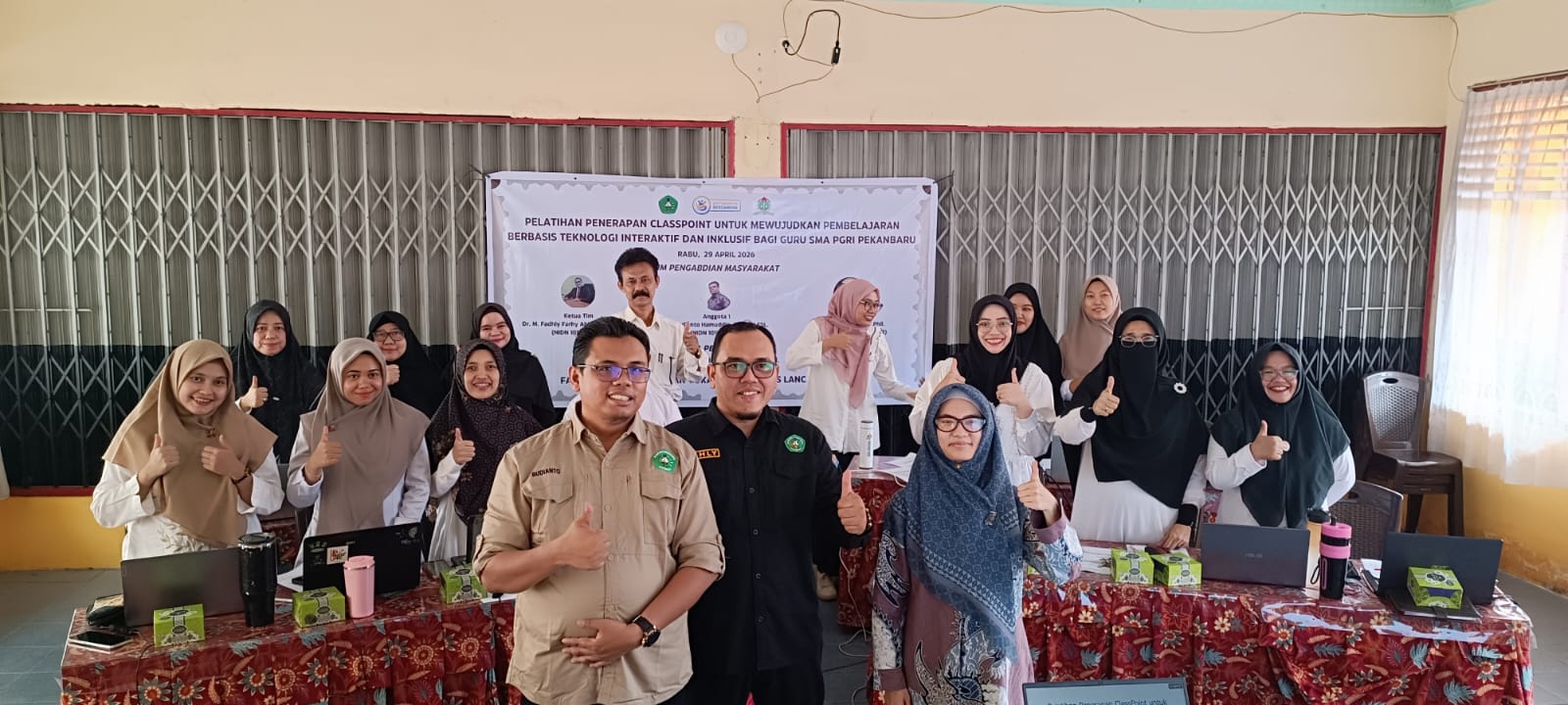 Dosen Fadiksi Unilak Beri Pelatihan ClassPoint Guna Memperkuat Pembelajaran Interaktif dan Inklusif di SMA PGRI Pekanbaru