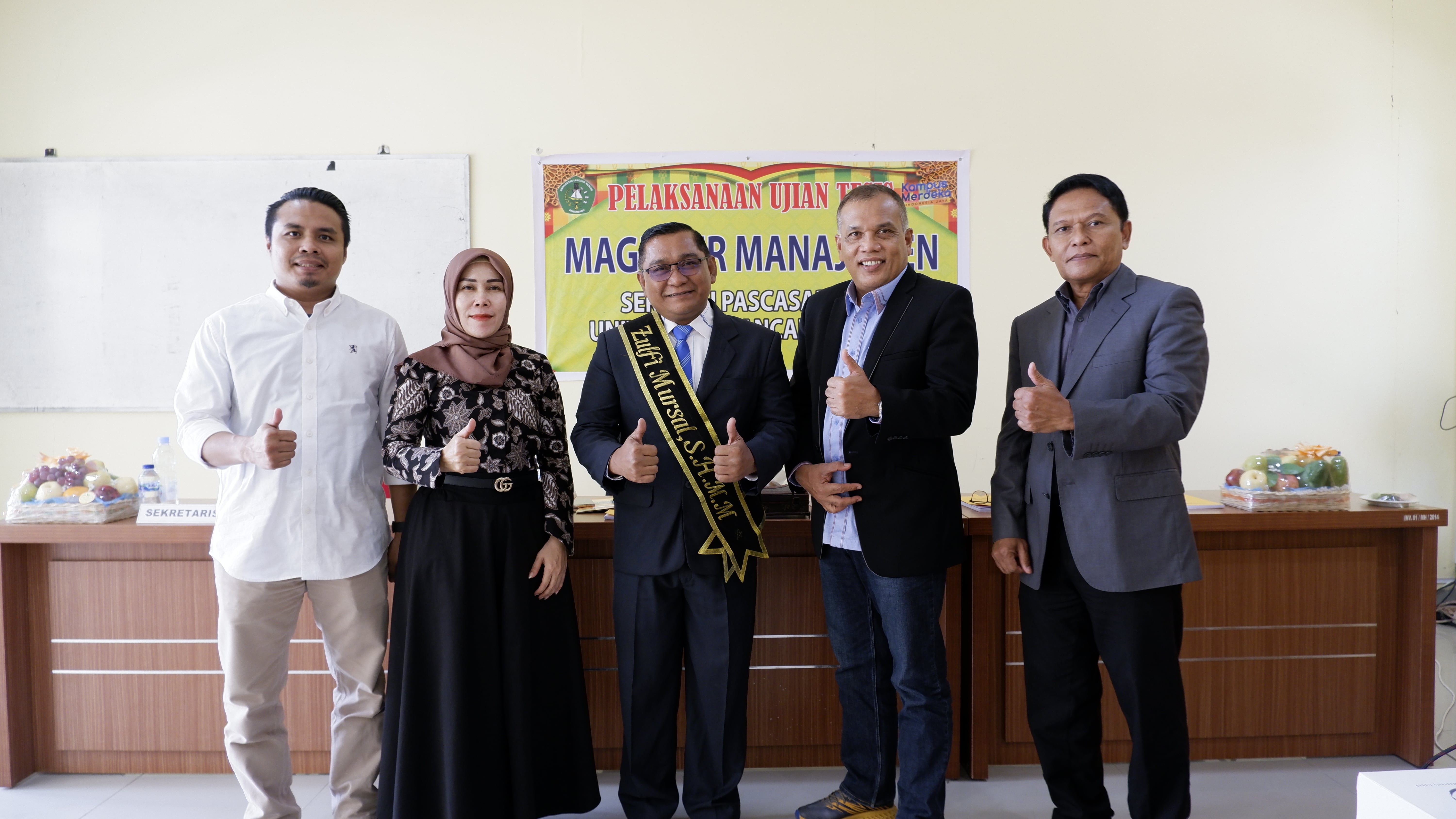 Lagi, Anggota Dewan DPRD Provinsi Raih Gelar MM di Sekolah Pascasarjana Unilak