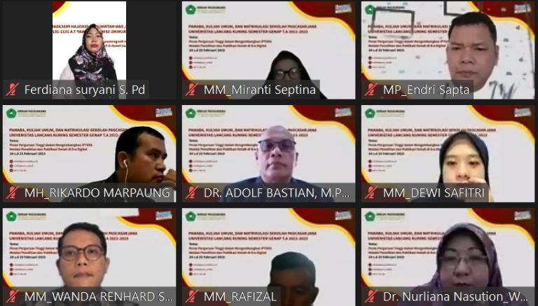PAMABA dan Matrikulasi Untuk Mahasiswa Baru Priode Genap 2022/2023